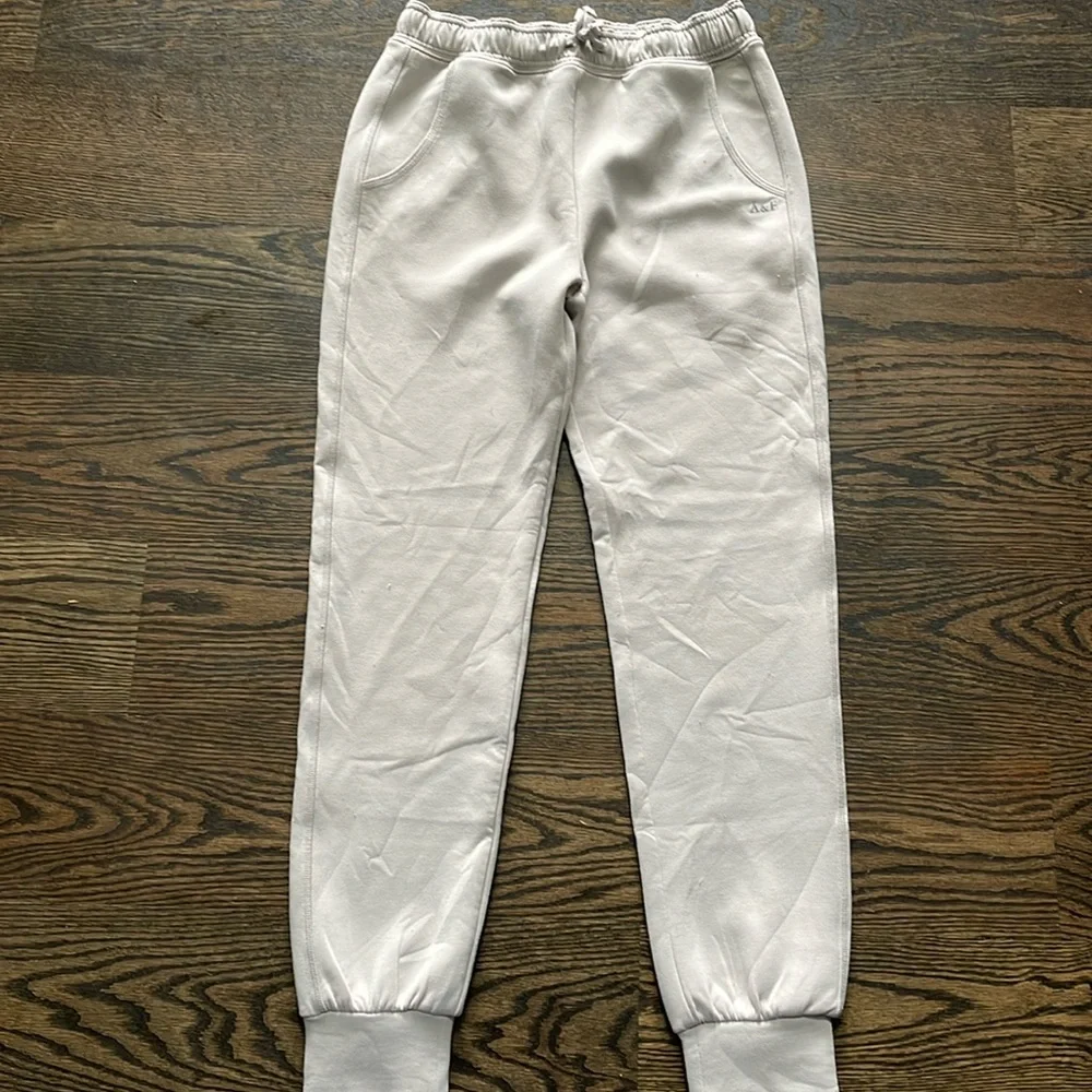 Abercrombie Kids White Sweatpants
